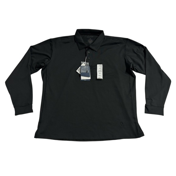 Propper Men's EdgeTec Long Sleeve Polo Black Size XL NTOA Uniform Anti-Odor - Picture 1 of 15